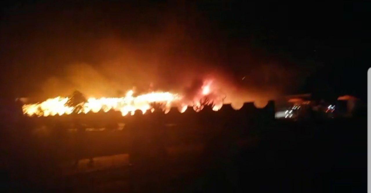 Наманганнинг Чорсу бозорида ёнғин содир бўлди