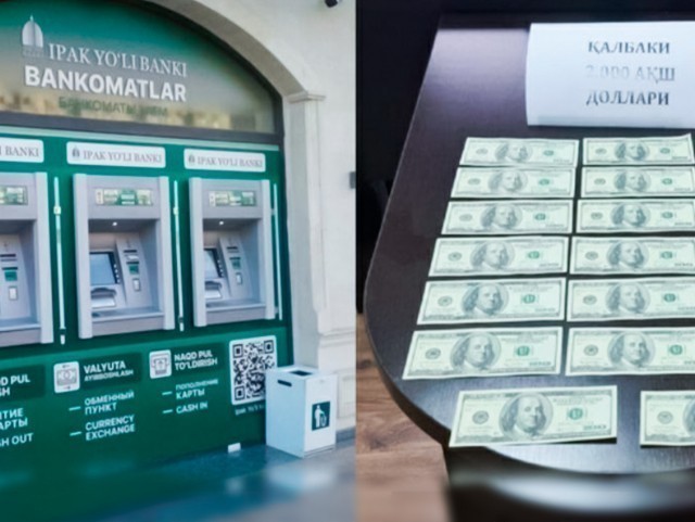 Тошкентда банкоматдан қалбаки долларни айирбошлаган фуқаролар қўлга тушди