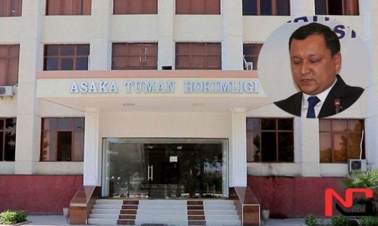 Ишдан олинган Асака тумани ҳокимига уч кун ўтиб мукофот пули ажратилди