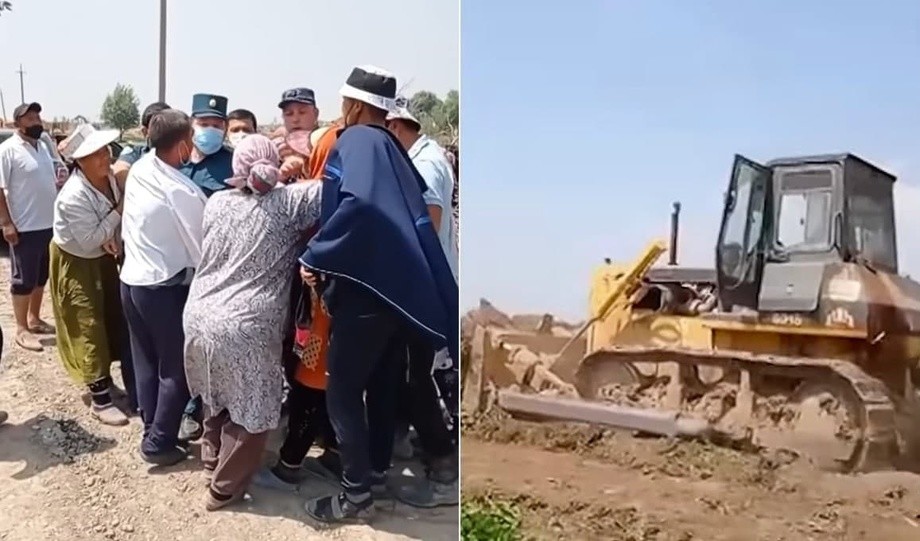 Қибрайда қулупнай майдони мажбурий бузилганини ҳокимлик тан олди. Ҳосил нега бундай увол қилингани ва бошқа саволлар очиқ қолди