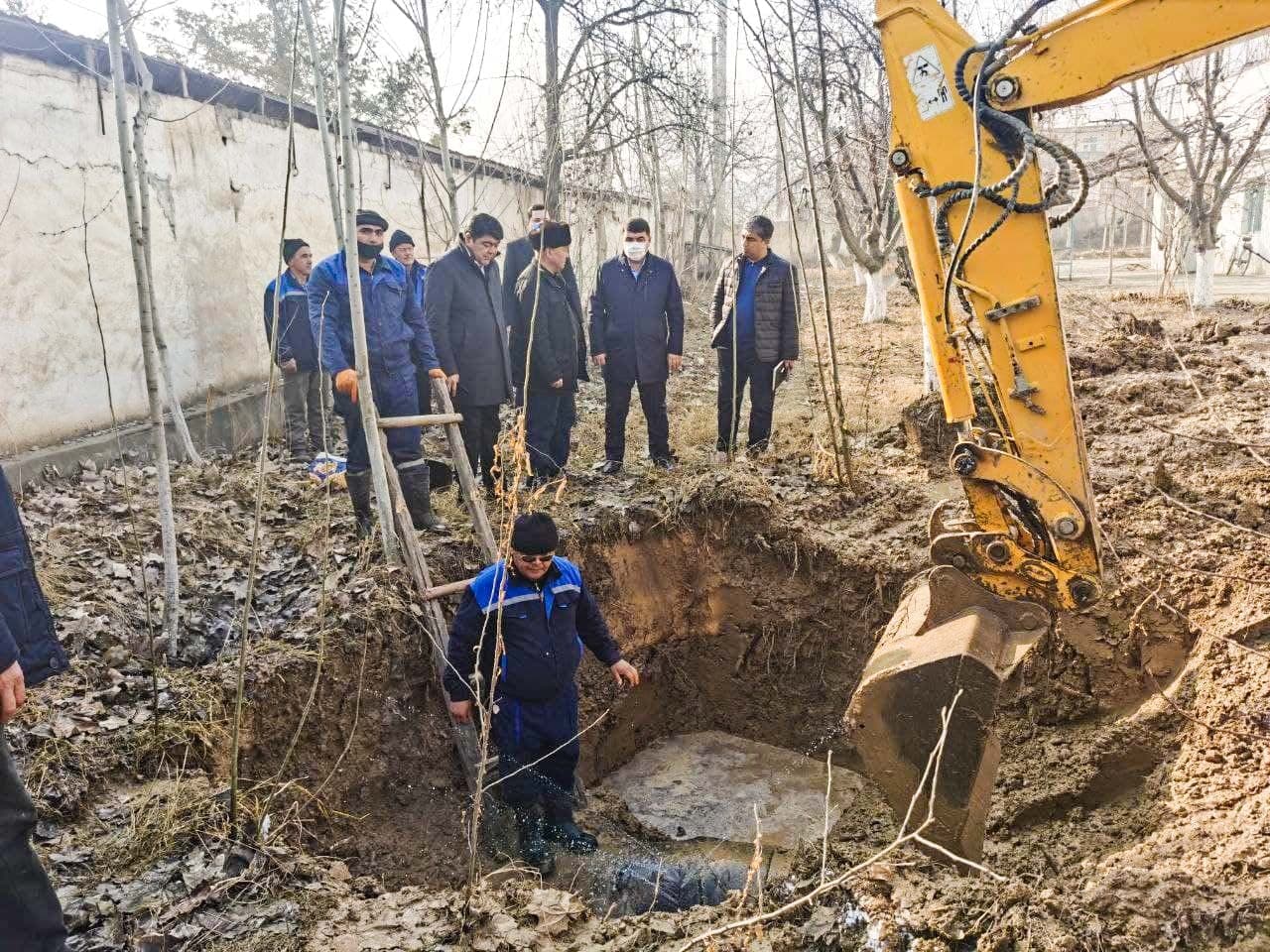 “Пахталикўл” сув узатиш иншоотидаги носозлик 4 соат давомида бартараф этилади