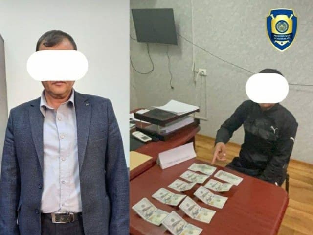 Ўқишга киритишни ваъда қилган мактаб директори ва талаба ушланди