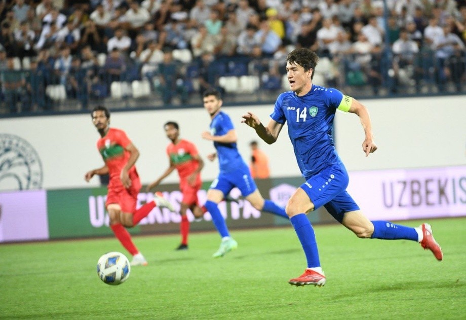 Шомуродовда хет-трик. Ўзбекистон йирик ғалабага эришди