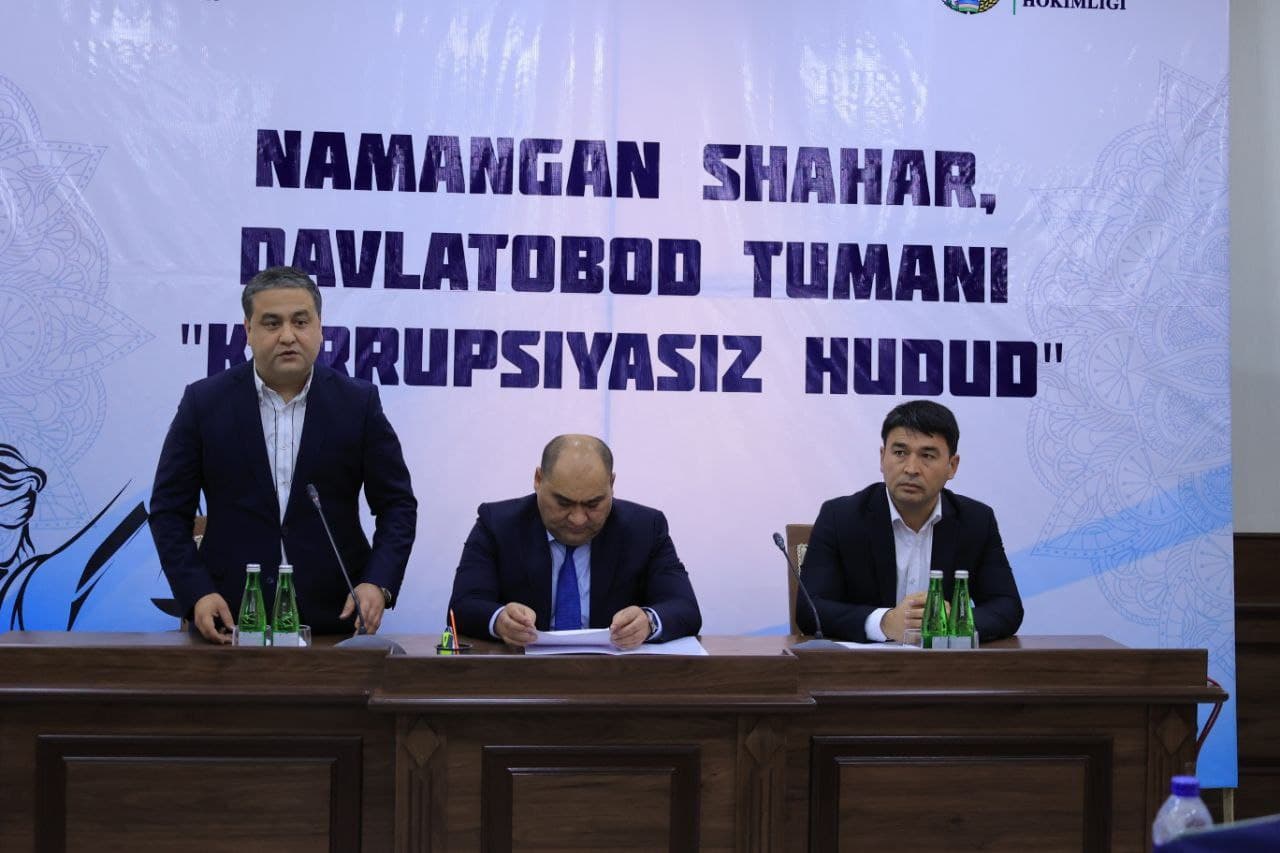 Давлатободда коррупцион ҳолатларнинг сабаб ва омилларини бартараф этиш чоралари кўрилмоқда