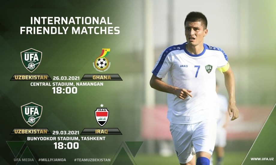 Ўзбекистон ва Гана ўртасидаги баҳс Наманганда ўтказилади