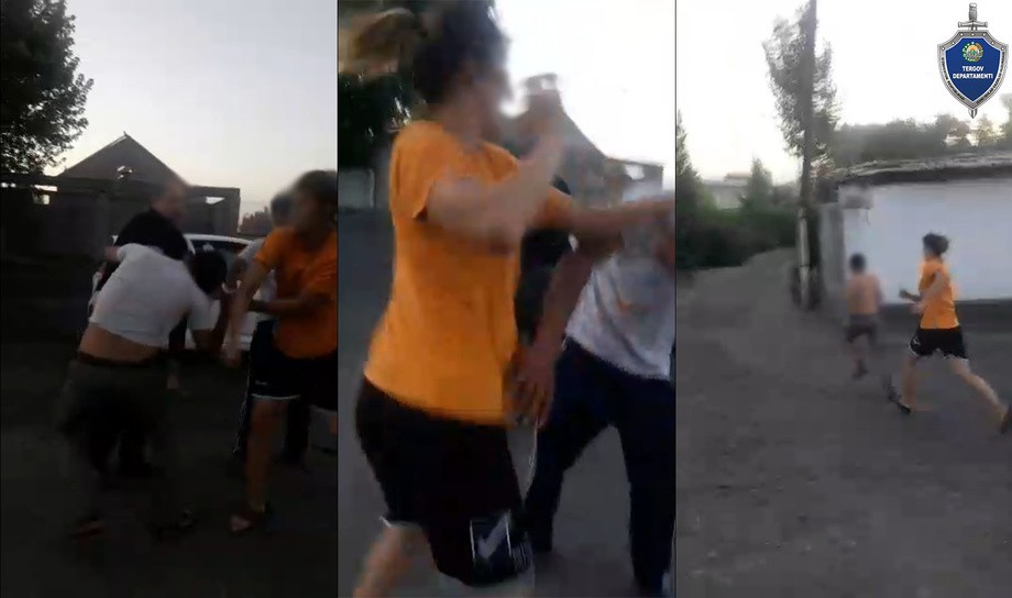 Наманганлик қиз икки эркакни дўппослади