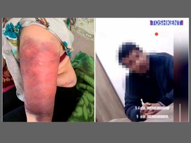 Хотинига ахлат едирган эркакка суд ҳукми ўқилди (Видео)