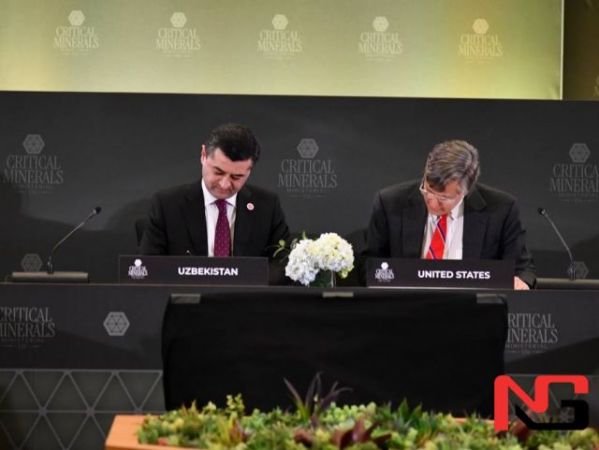Ўзбекистон ва АҚШ ўртасида муҳим фойдали қазилмалар бўйича меморандум имзоланди