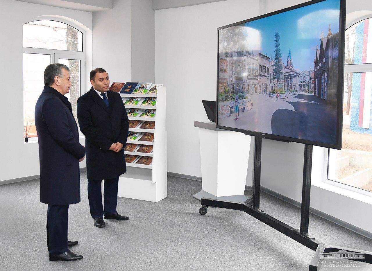 Шавкат Мирзиёев Ўзбекистон Миллий боғидаги қурилиш жараёнлари билан танишди