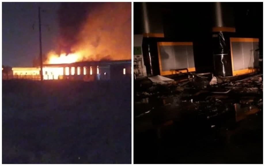 Намангандаги «заправка»да йирик ёнғин содир бўлди