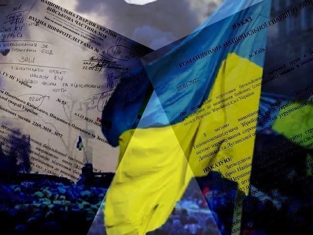 Россия Украина Миллий гвардиясининг Донбассга ҳужум ҳақидаги махфий буйруғини эълон қилди