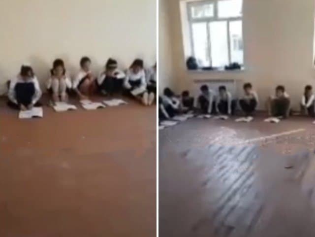 Болаларга нега полда дарс ўтилди