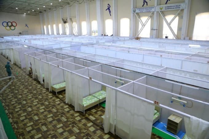 Наманганда коронавирусни даволаш ва тақсимлаш маркази қайта тикланди