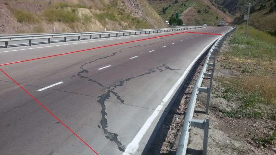 «Қамчиқ» довонининг бир қисми чўкди