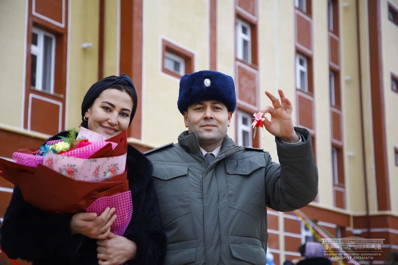 Давлатобод туманида ҳарбий хизматчилар учун янги уй-жойлар фойдаланишга топширилди