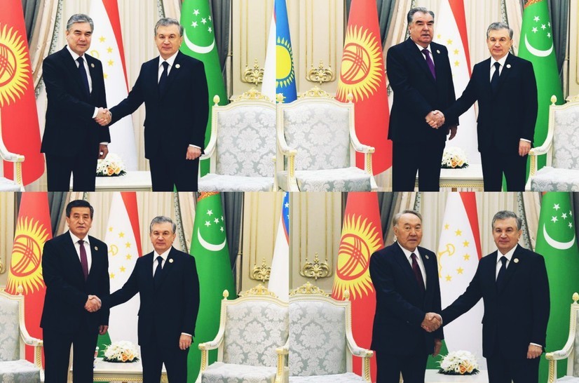 Шавкат Мирзиёев қўшни давлатлар раҳбарлари билан учрашди