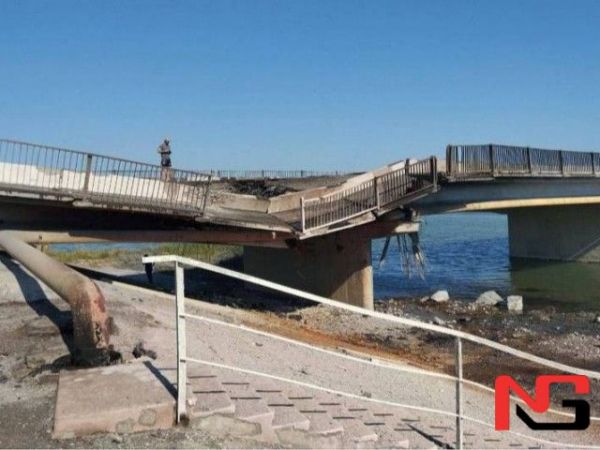 Украина Қримдаги кўприкка зарба берди