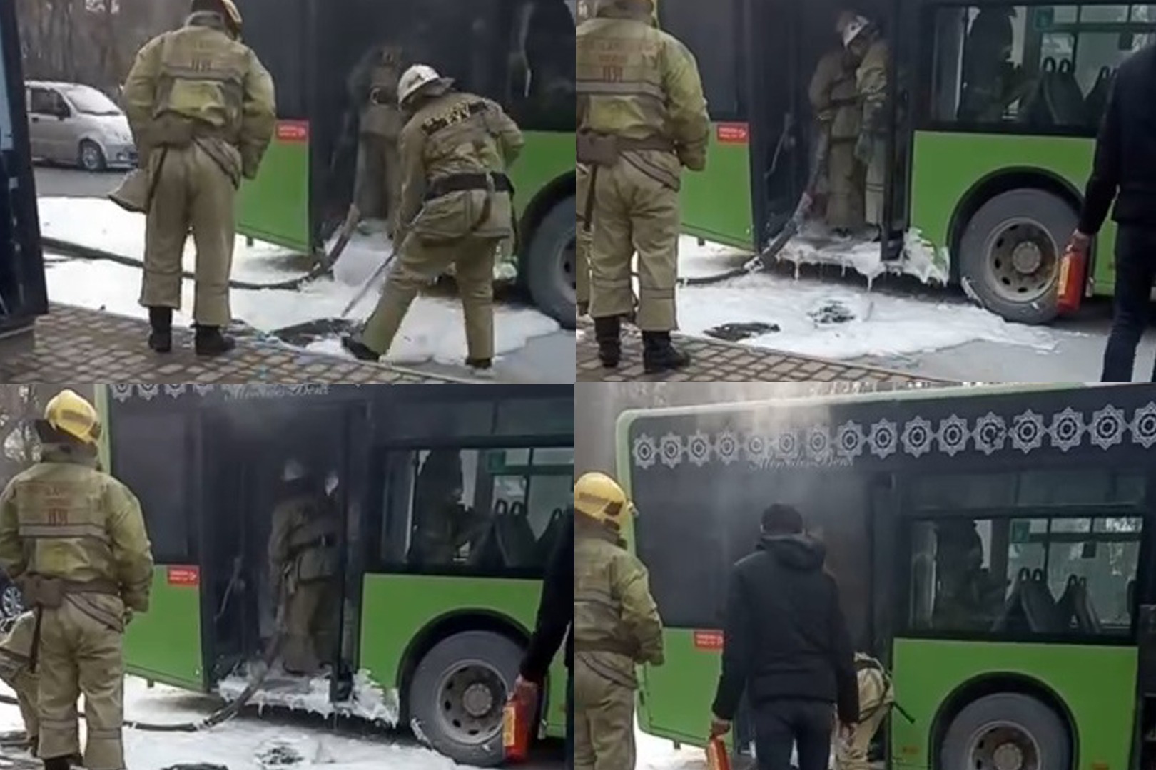 Тошкентда автобусда ёнғин чиқди