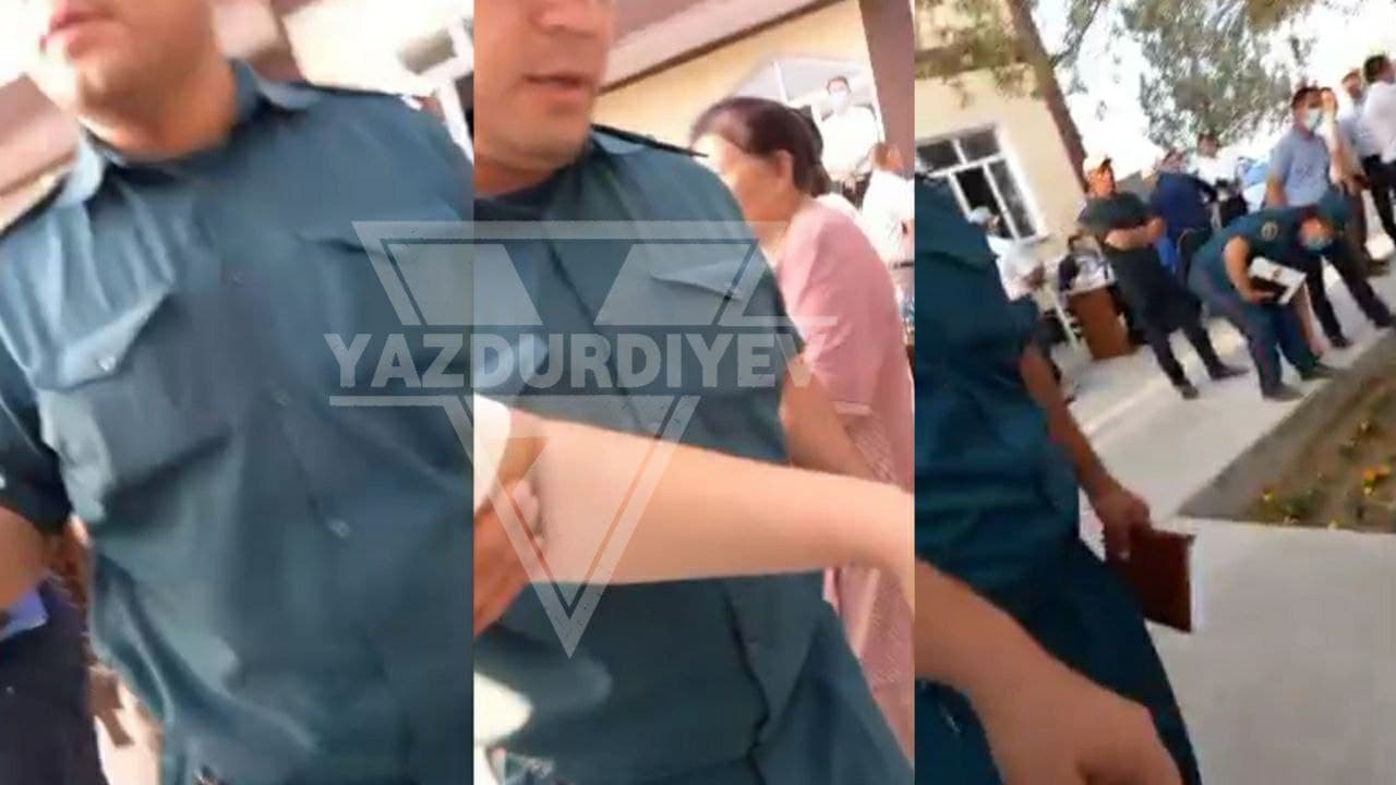 Қашқадарёлик блогер сайёр қабулда вилоят ҳокимини видеога олгани учун ҳақоратланганини айтди. Уни ИИБ ходими тадбирдан олиб кетишга уринган