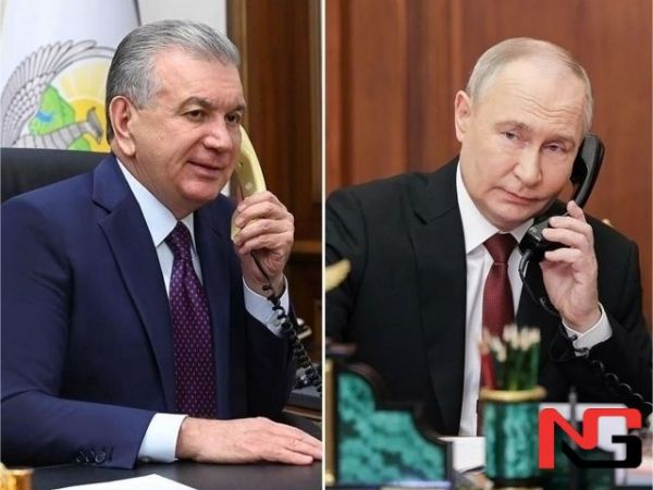 Мирзиёев Путин билан қўнғироқлашди