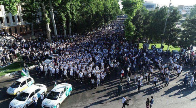 Samarqand shahrida keksalar marafoni o‘tkaziladi (foto)
