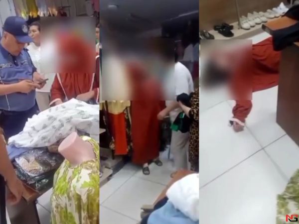 Наманганда дўкондан 1 миллион сўмдан ортиқ кийим ўғирлаган аёл “самосуд” қилинди (видео)