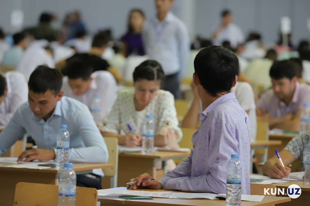 Ўзбекистонда ОТМларга кириш имтиҳонлари 2 сентябрдан бошланади