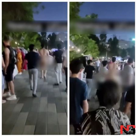 Яланғоч ҳолда гулдаста кўтариб юрган эркак бўйича расмий маълумот берилди