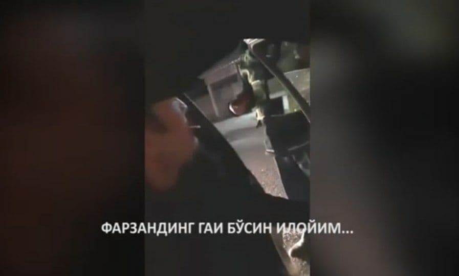 Ҳайдовчини «қарғаган» сирдарёлик «ГАИ» ходимига нисбатан хизмат текшируви тайинланди