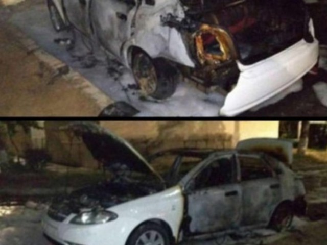 Ғузорда эр собиқ хотинининг иккита машинасини ёқиб юборди