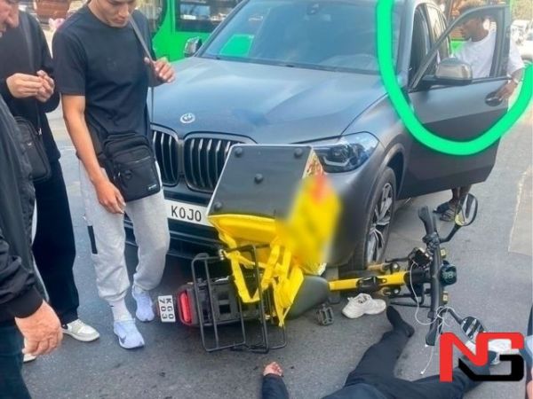 &ldquo;Навбаҳор&rdquo; футболчиси BMW&rsquo;да курьерни уриб юборди (видео)