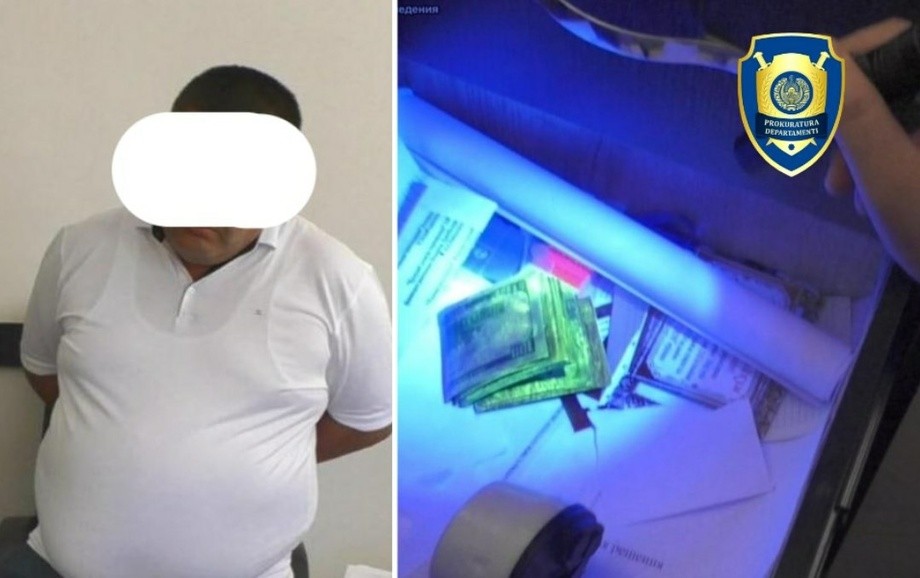 Электр таъминоти корхонаси раҳбари хизмат хонасида ушланди