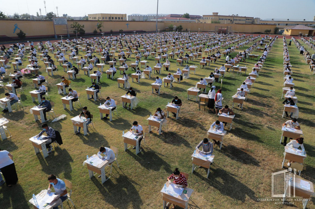 Ўзбекистонда бу йилги тест синовлари ҳам стадион ва хиёбонларда ўтказилиши мумкин