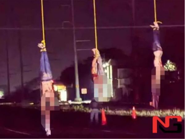 Мексикада кўприкка осилган 4 та бошсиз жасад топилди