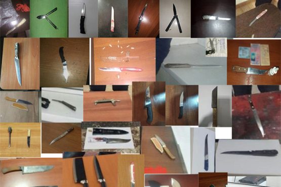 Тошкентда бир кун ичида фуқаролардан 39 та пичоқ олиб қўйилди