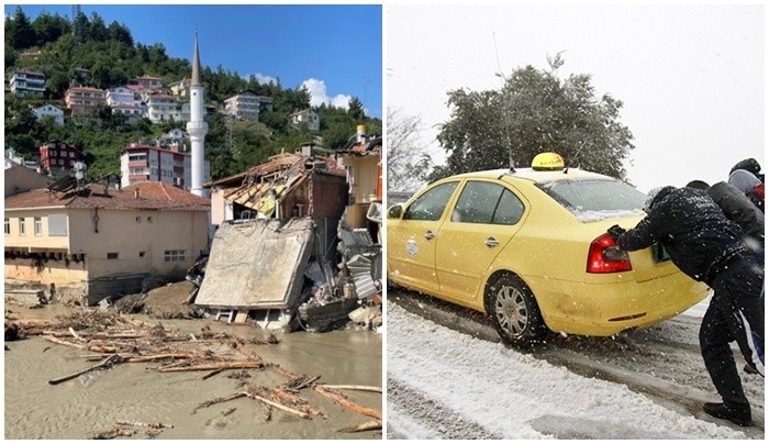 Туркия қор ва ёмғир исканжасида