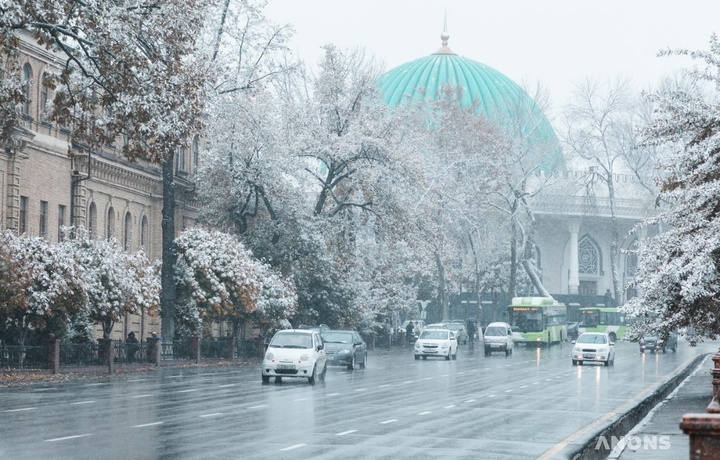 Дам олиш куни Ўзбекистонда қор ёғади