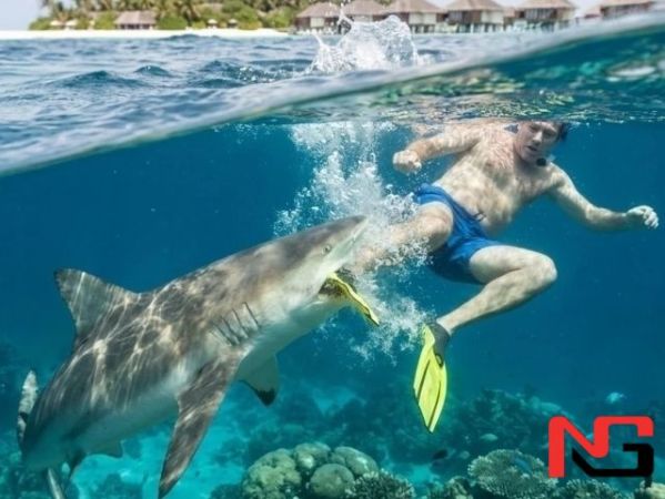 Мальдивга асал ойига борган сайёҳнинг оёғини акула узиб олди