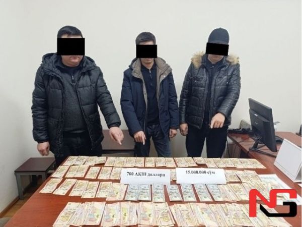 Қорақалпоғистонда 2 минг доллар пора сўраган солиқчилар ушланди