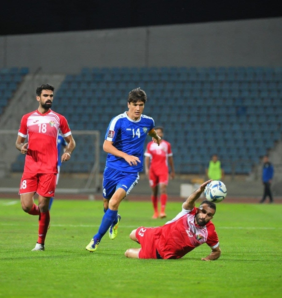 Ўзбекистон термаси Иорданияга йирик ҳисобда мағлуб бўлди