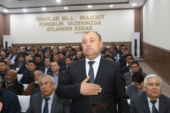 Миришкор тумани ҳокими ишдан олинди «Бундайларга сафимизда ўрин йўқ» – O'zLiDeP Миришкор ҳокимини лавозимига нолойиқ деб хулоса берди
