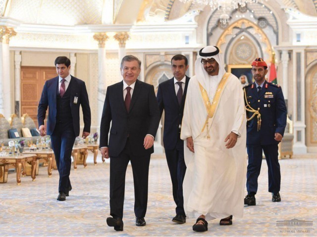 Мирзиёев БААнинг янги Президентини табриклади