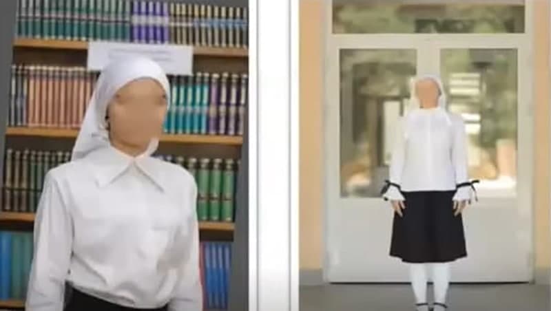 Ўзбекистонда қизлар мактабда миллий рўмол ва дўппида бўлишига рухсат берилди