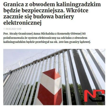 Польша Россия билан чегарада тўсиқ қуришни бошлайди