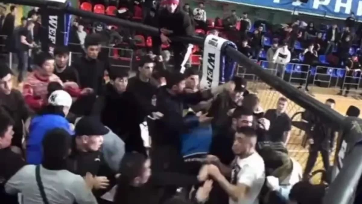 Ўзбекистон ва Қирғизистон ММА жангчилари Москвада катта жанжал уюштирди