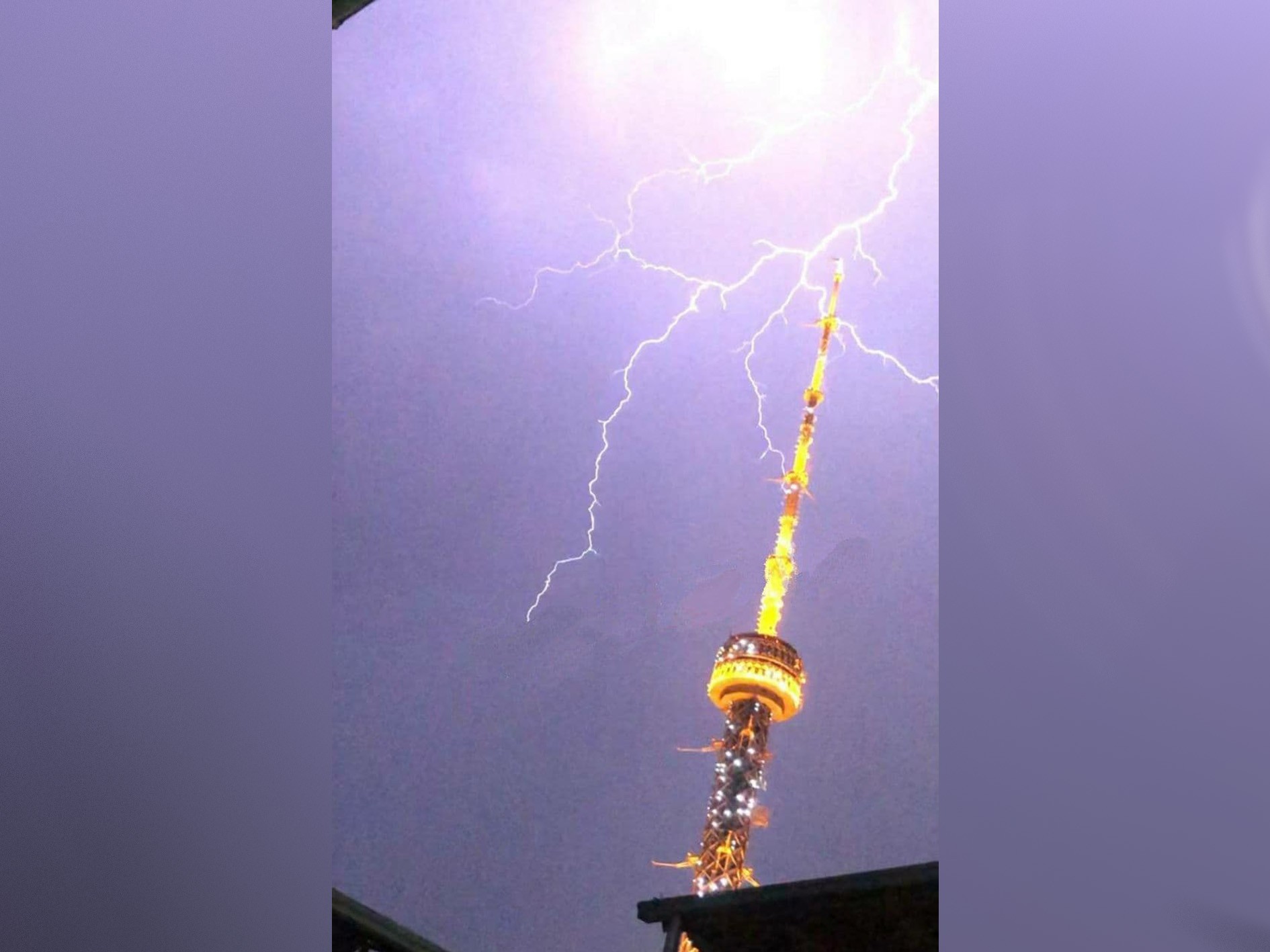 Телеминоранинг байроғи ёнган видео бўйича расмий маълумот берилди