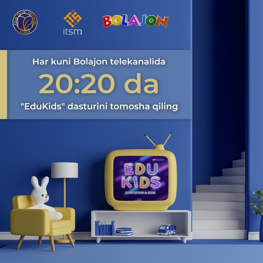 Edu Kids мультфильмлари «Болажон»да намойиш қилинмоқда
