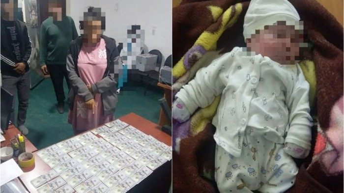 Ўз фарзандини сотаётган она қўлга олинди