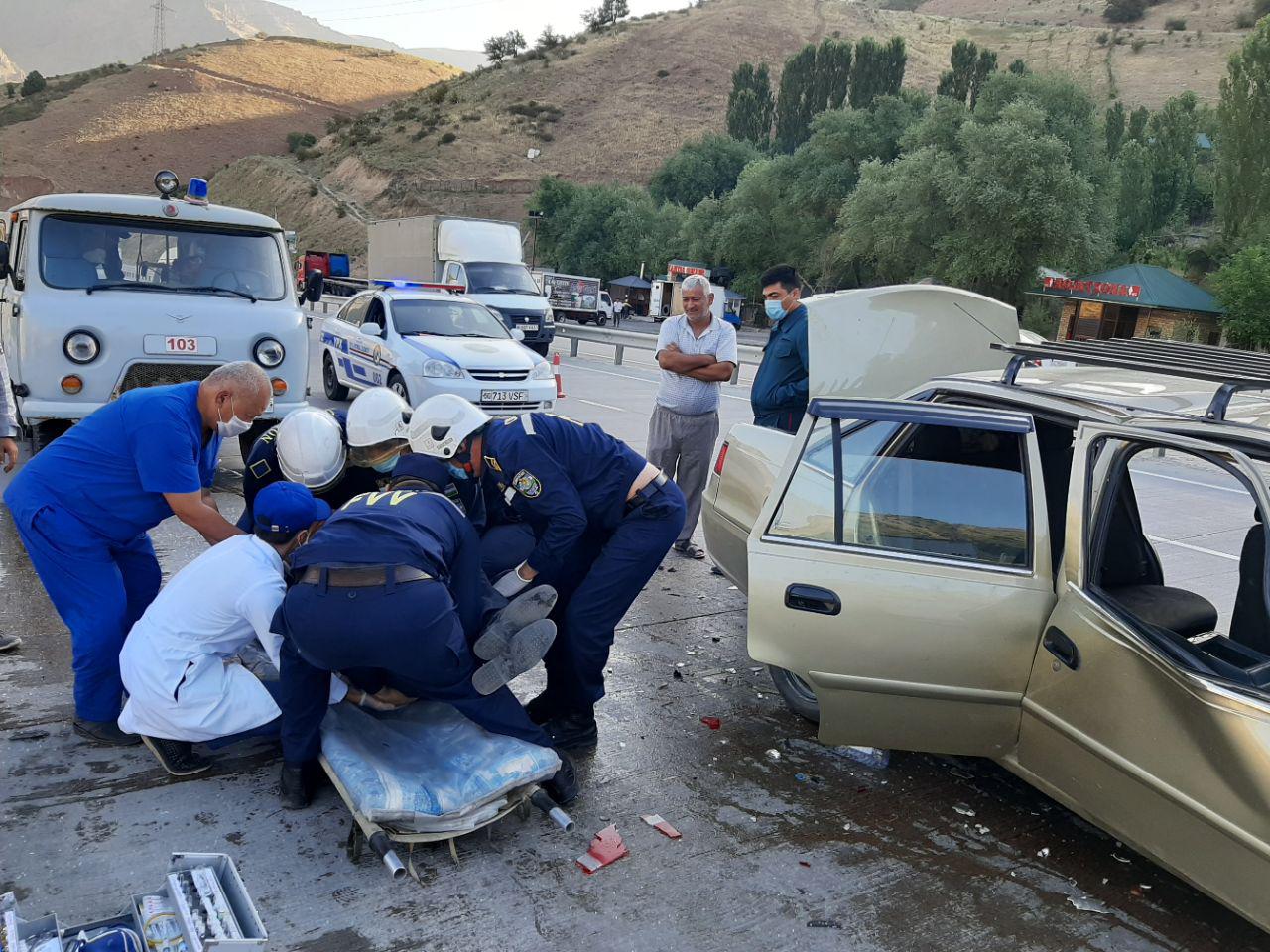 Қамчиқ довонидаги ЙТҲда Фуқаронинг хаёти сақлаб қолинди