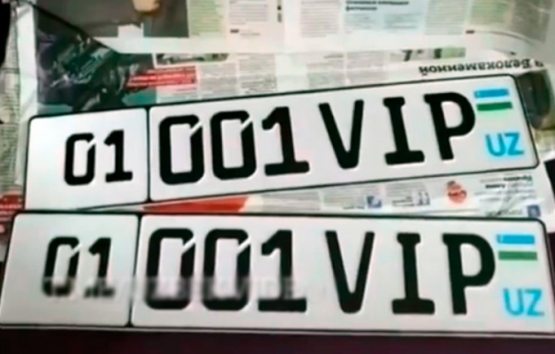 ИИВ: тармоқларда видеоси тарқалган «01 001 VIP» авторақами ҳақиқийми?